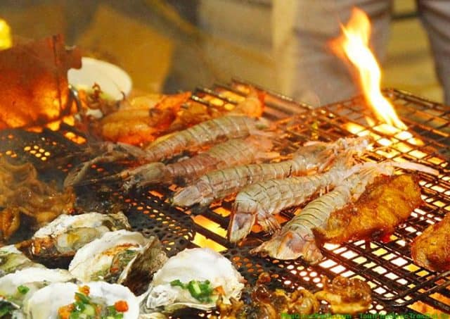 Hải sản nướng